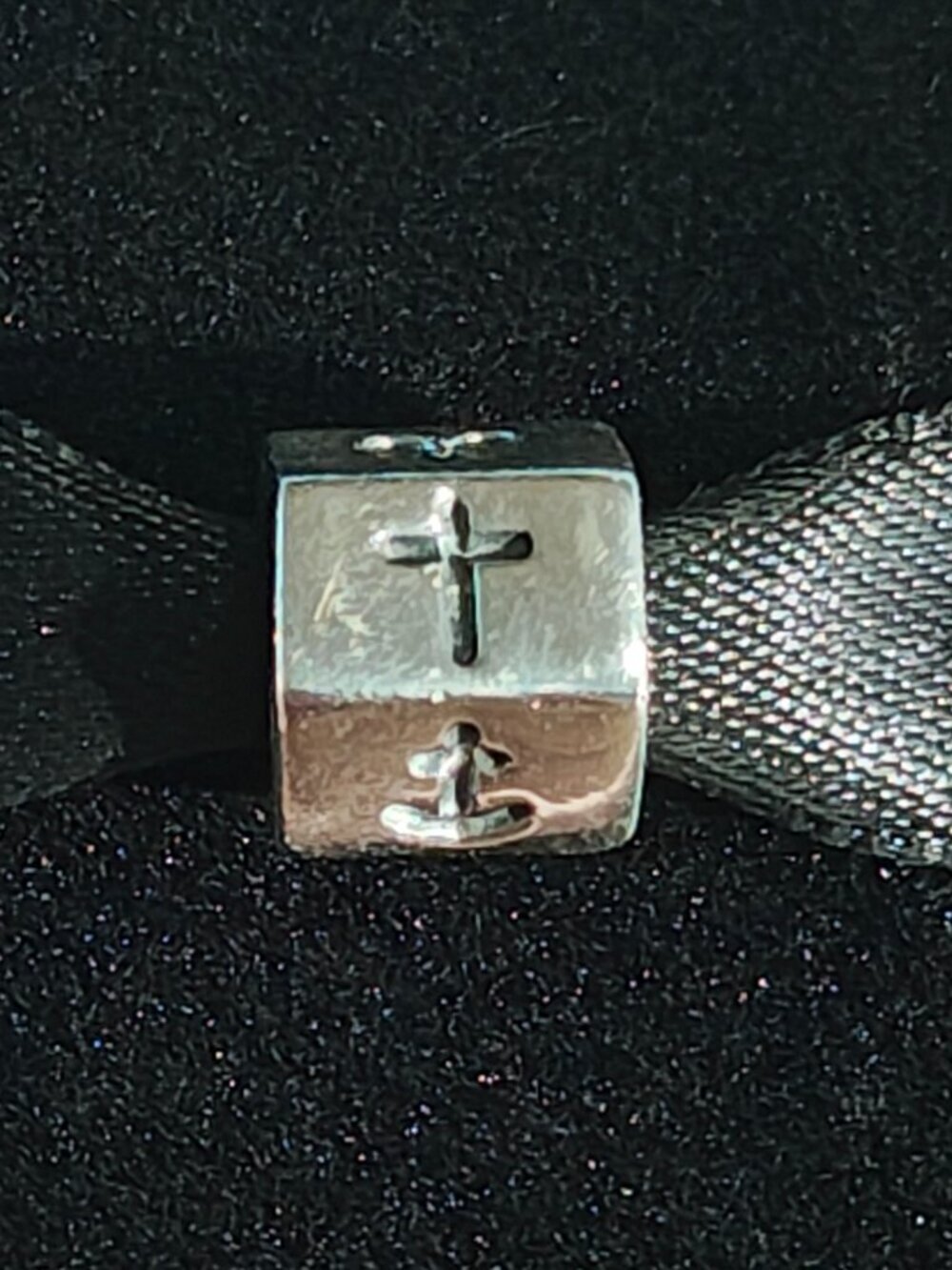 Authentic Pandora Faith Hope Love Charm 790119 Cross Anchor Heart - Picture 4 of 11